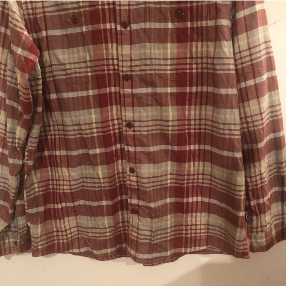 PATAGONIA Heavy Organic Cotton Plaid SHIRT XL - Picture 9 of 15